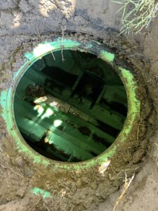 Septic Tank Pumping Canutillo Septic Riser Interior View Horizon City TX